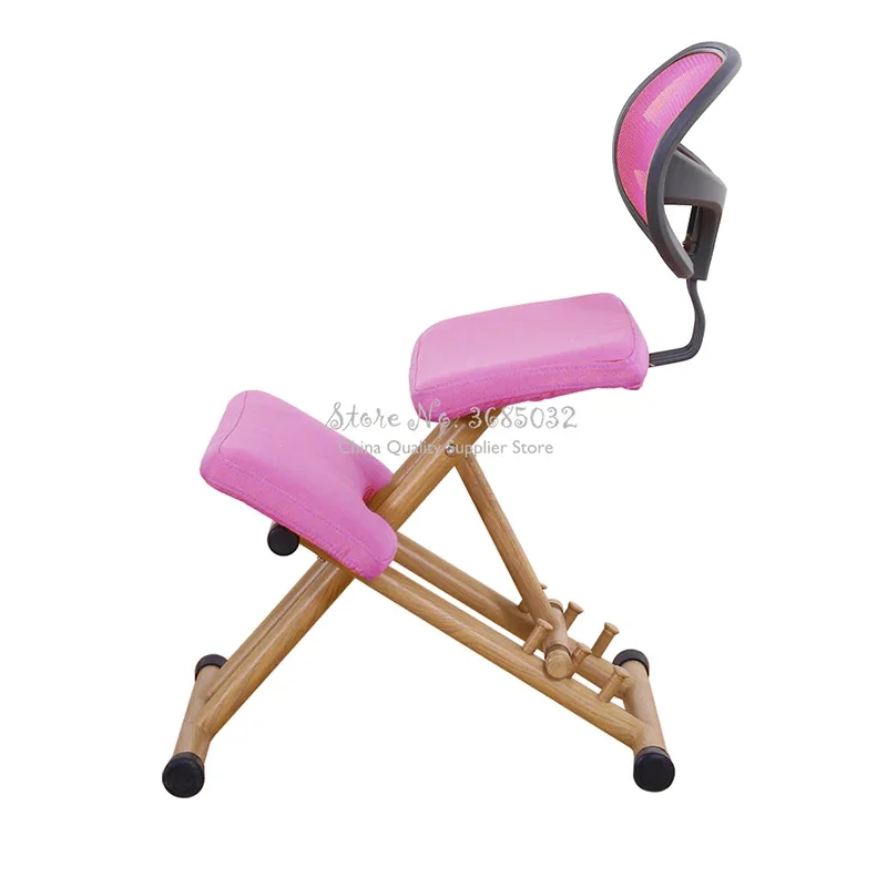 

Ergonomical Designed Kneeling Chair, Height Adjustable Stool with Handle, Office Knee Chair for Correct Posture