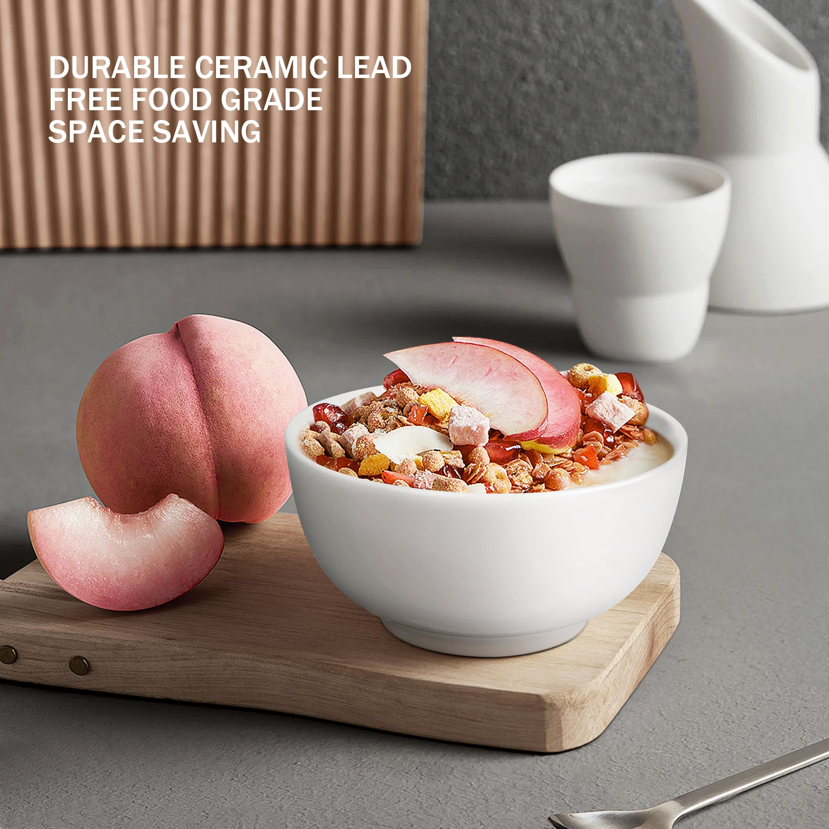 기본 세라믹 식기 세트 – 4.5인치, 8개 소형 볼  - Small Dishwasher For Apartment 리뷰 및 가격