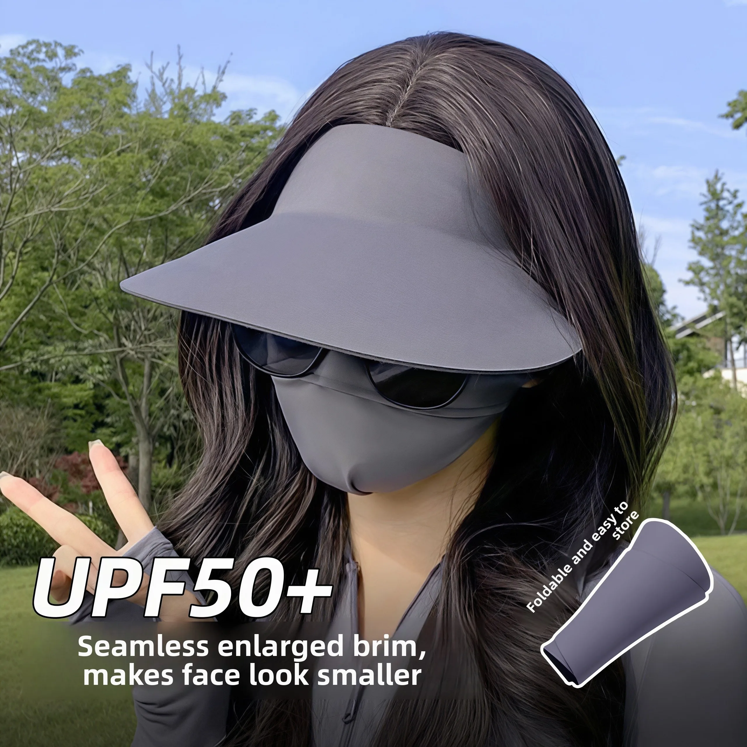women's-sun-protection-hat-face-covering-mask-uv-protection-seamless-integrated-travel-hat-breathable-comfortable-lightweight
