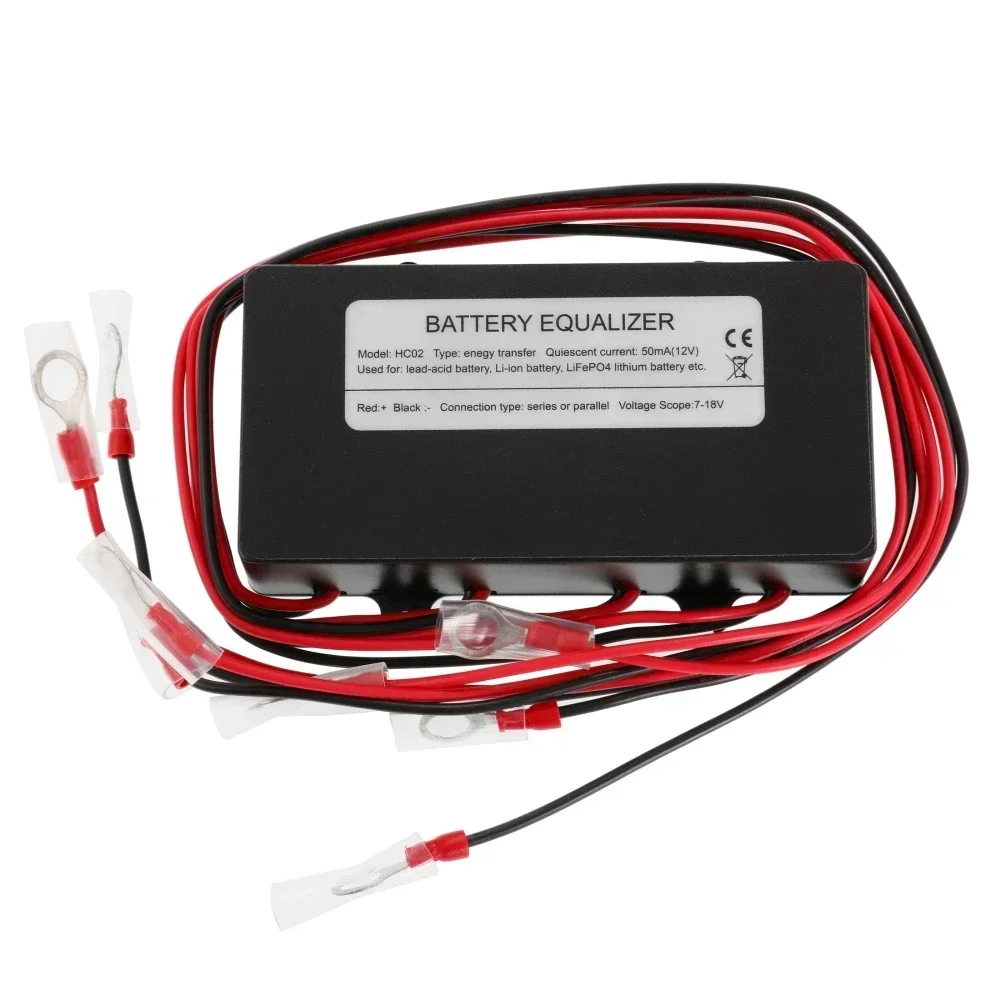 12V / 24V Solar System Charge Controller Battery Equalizer HC01 HC02 Battery Regulators Voltage Balancer Digtal LED Display