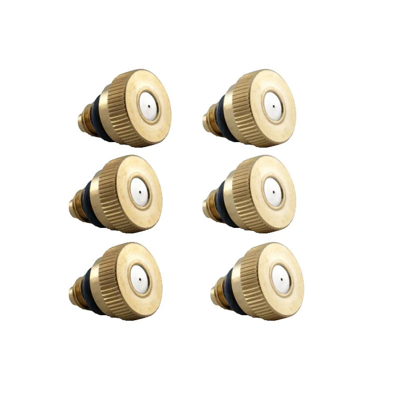 20 teile/los Messing düse. Öffnung 0.1,0.2,0.3,0.4mm, 0,5 Messing nebel düsen, Niederdruck nebel kühldüse.