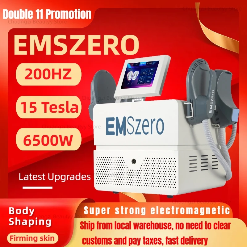 

Christmas Gifts EMSzero Neo Muscle Stimulation Machine Body Sculpt HI-EMT RF Weight Lose Electromagnetic Slimming Machine