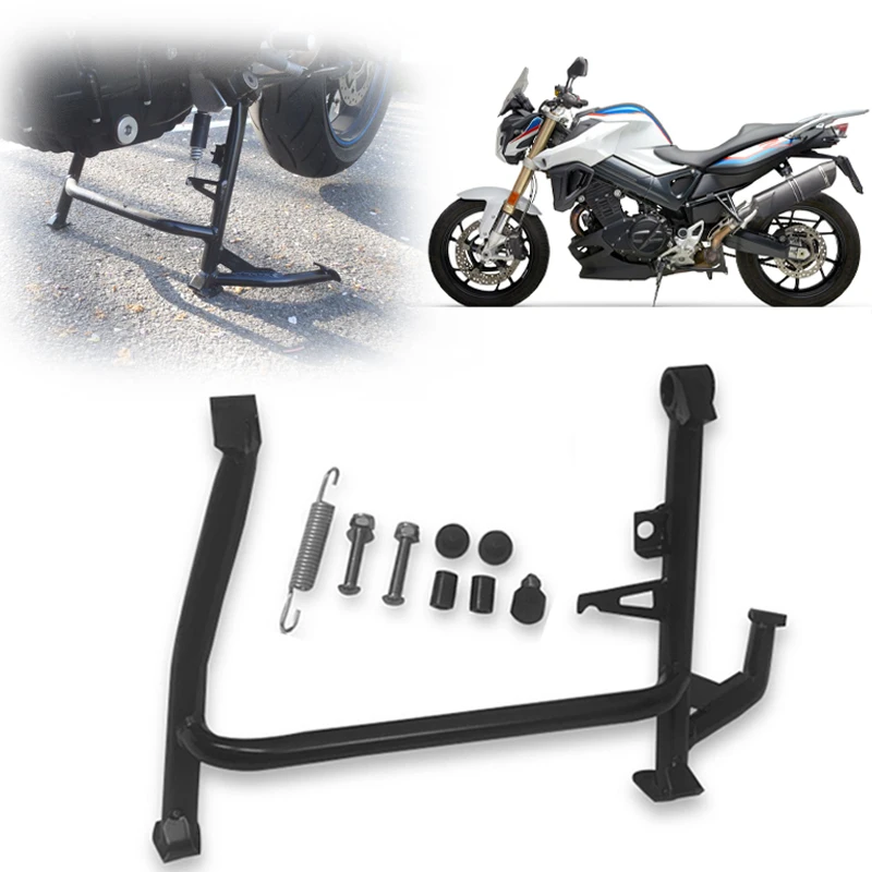 F800 R мотоциклетная средняя подставка, центральная парковочная подставка, прочный держатель, поддержка аксессуаров для BMW F800R 800S 800ST 800GT 2010-2018 F800 R мотоциклетная средняя подставка, центральная парковочная подставка, прочный держатель, поддержка аксессуаров для BMW F800R 800S 800ST 800GT 2010-2018