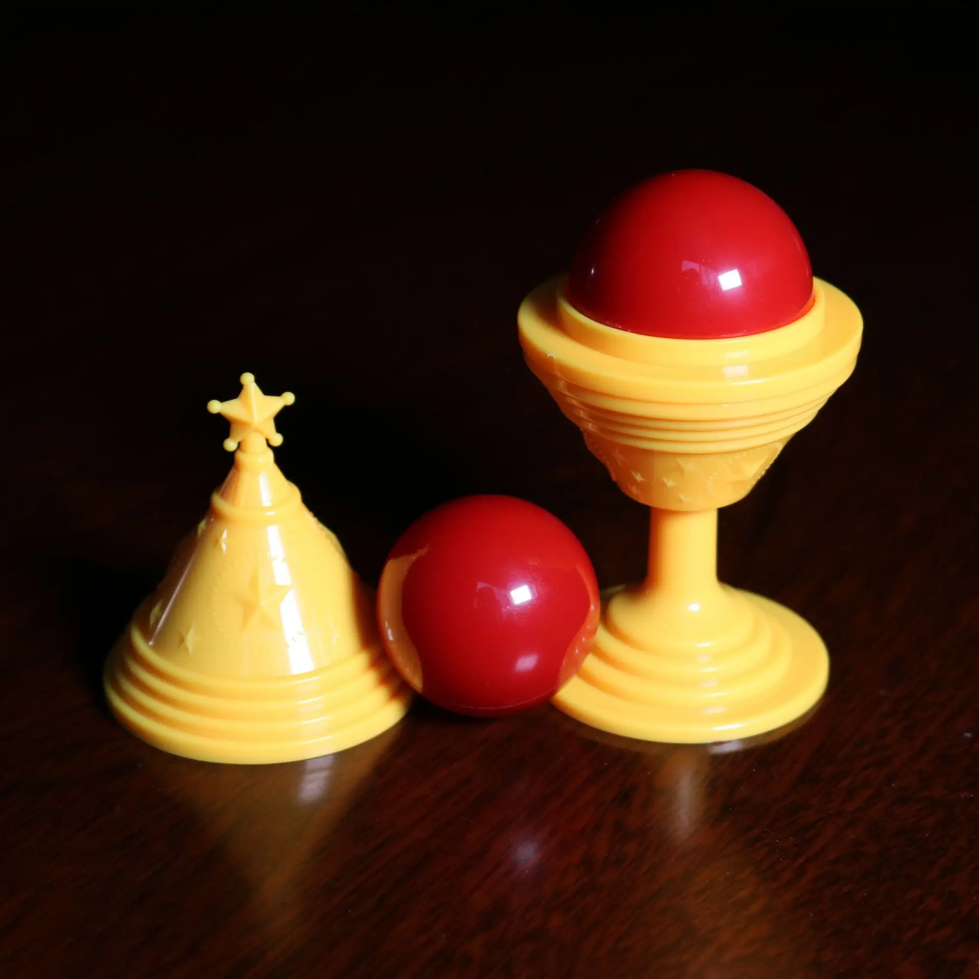 1 Set High Quality Ball And Vase Magic Tricks Close Up Magic Easy To Do Magic Toy Magician Gimmick Illusions