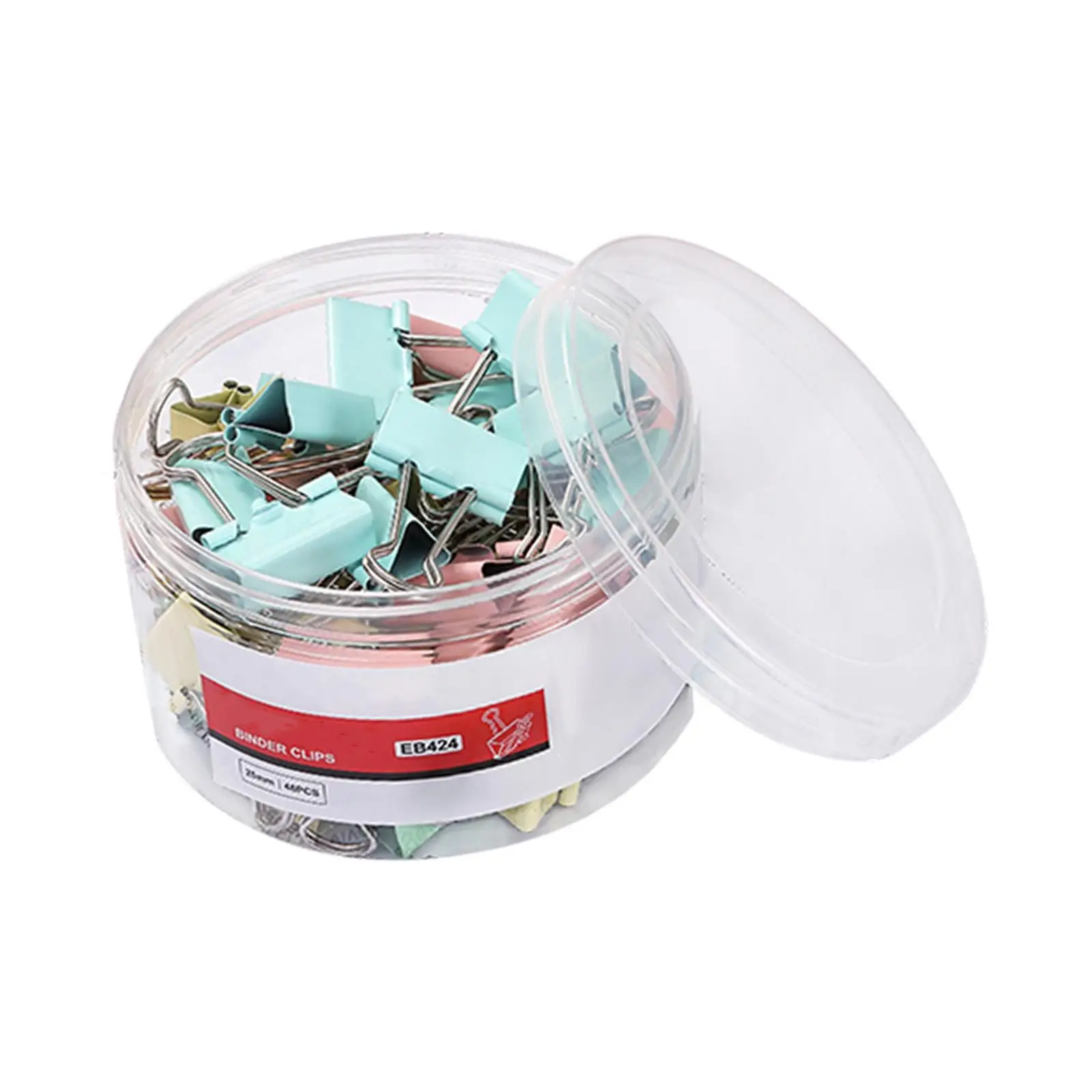 48Pcs Paper Clips Assorted Size Metal Binder Clips for Hobbies Essay Office