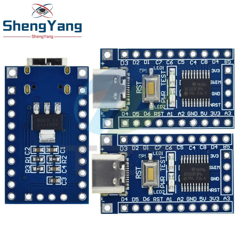 TZT STM8S003F3P6 STM8S103F3P6 لوحة النظام TYPE-C STM8S STM8 مجلس التنمية الحد الأدنى الأساسية مجلس لاردوينو STM لتقوم بها بنفسك عدة