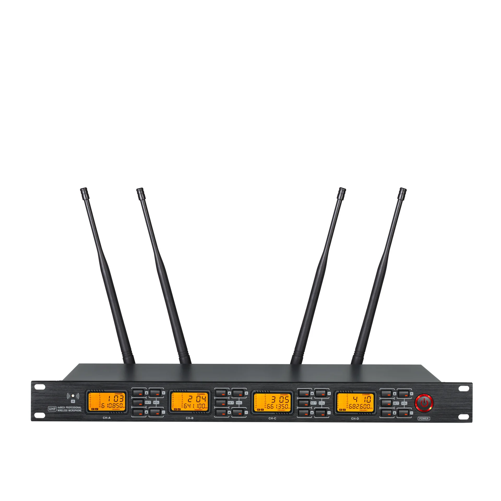 Wireless one-to-four microphones, handheld wireless microphones for stage performances