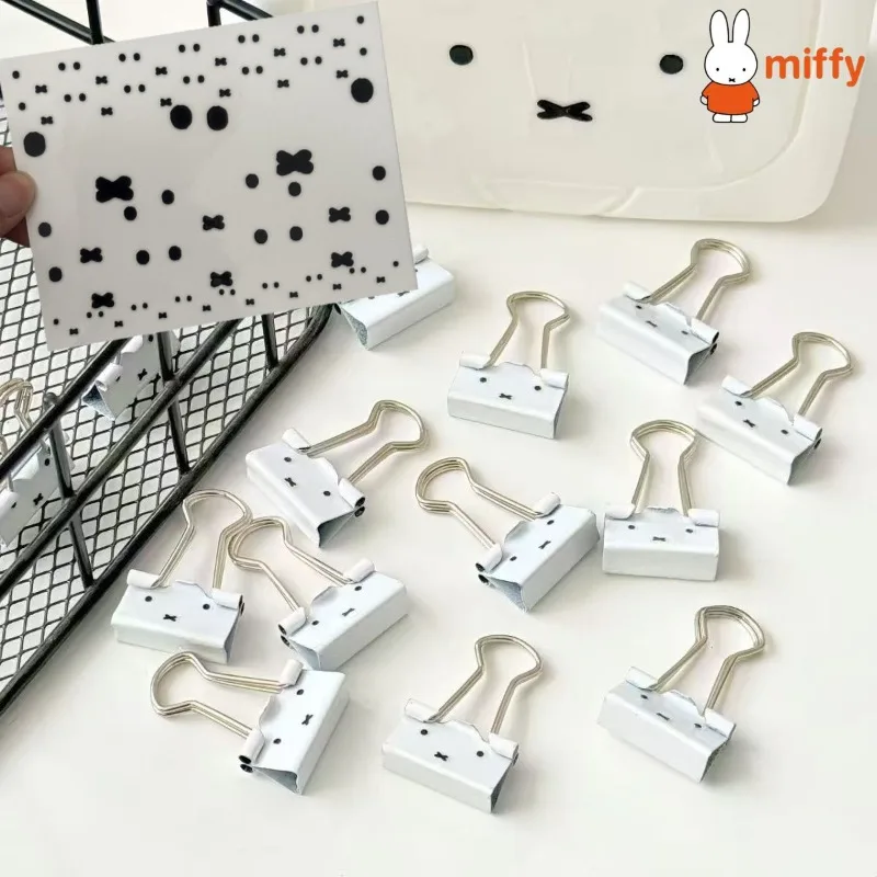 1/3/5PCS  Miffy Rabbit Emoji Creativity Stickers Cute Traceless Cartoon Stickers Diy Cup Pinching Fun Stickers To Stick Freely