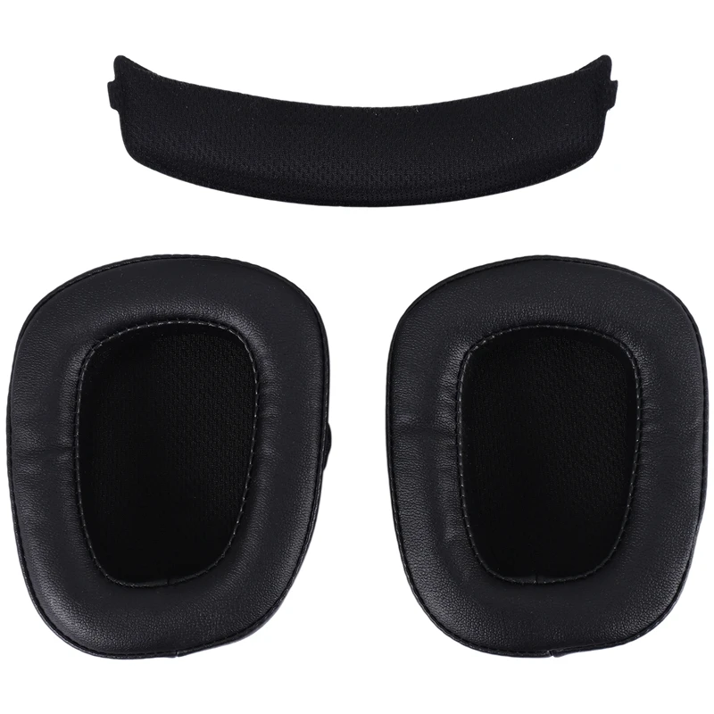 1Pair Foam Ear Pads Cushion Leather Earpad for Logitech G933 G935 G633 / G 933 G 935 G 633 Artemis Headphones