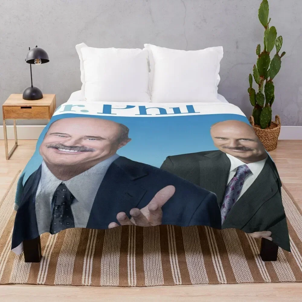 

Dr. Phil Throw Blanket Cozy Napping Blanket Gift for Mom Dad