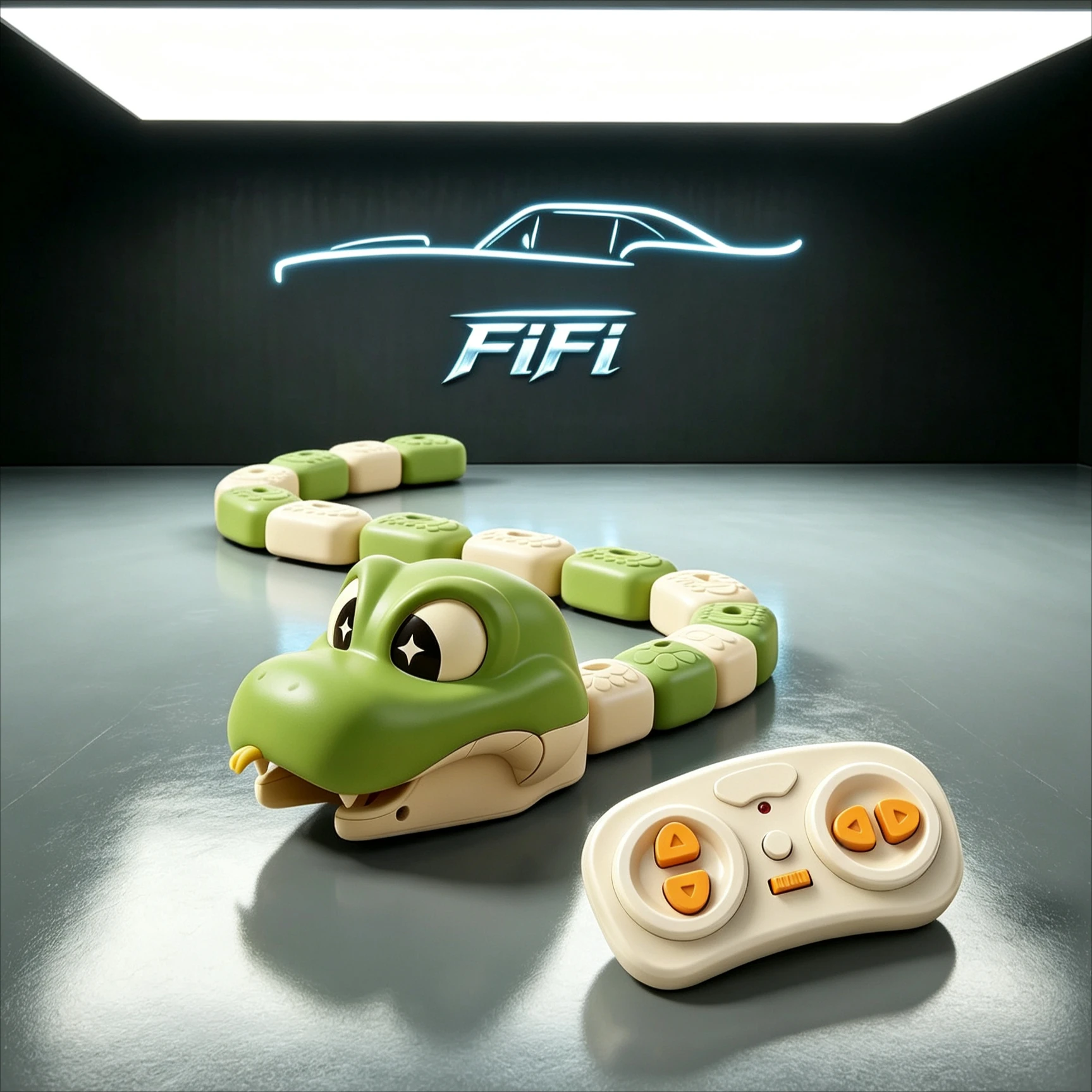 Remote Control Magnetic Snake Toy,2 Players Battle RC Car, Magnetic Bead Eating Snake Game, Parent-Child Interactive Educational