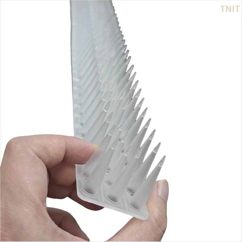 [J] DIY Accessories Repeller Cat Plastic Bird Repellent Anti Pigeon Anti-bird Squirrel Garden Fences Control Transparent Spikes