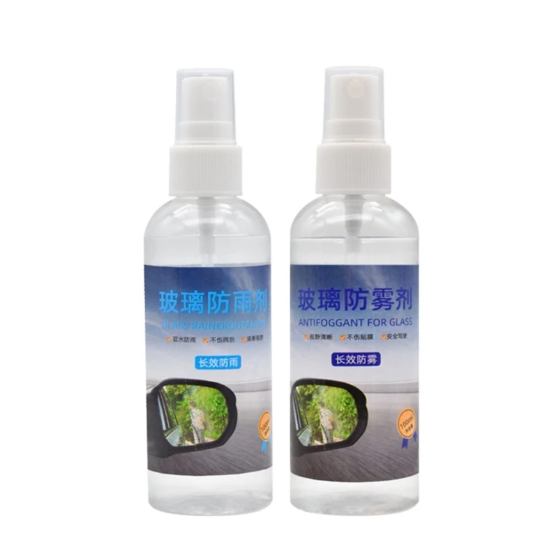 R9CC 100ml Vetro per Auto Anti Fog Agente Antipioggia Rivestimento Idrofobo Anti Pioggia/Anti Fog Agente per Finestra