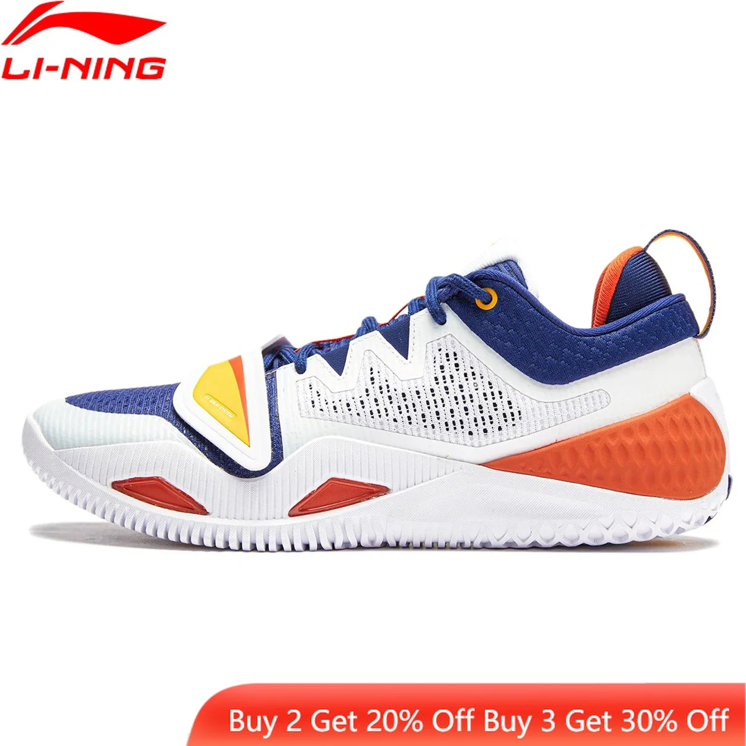 Li-Ning Men BAD5 FURIOUS II Off Court Basketball Shoes BOOM Cushion COOL SHELL Breathable Sneakers Stable Sport Shoes ABFU011