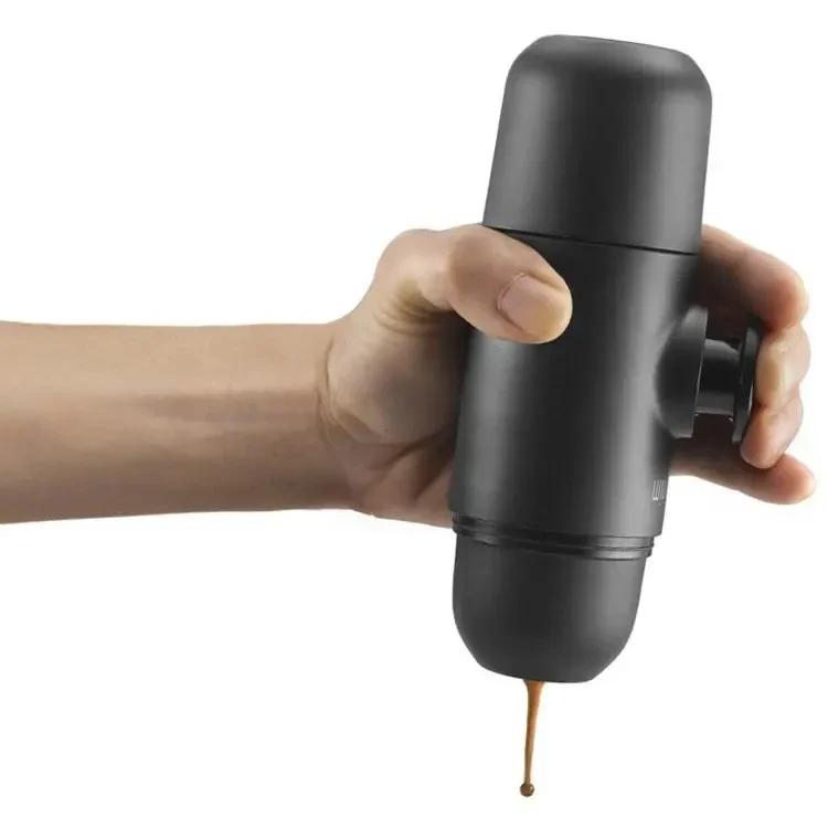 Mão Pressão Manual Mini Espresso Cápsula Máquina De Café, Portátil Cup Maker para Viagens