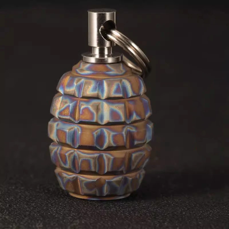 

New 1PC Titanium Begleri Knife Lanyard Paracord Beads Pendant Keychain Decoration DIY EDC Tool Pendant