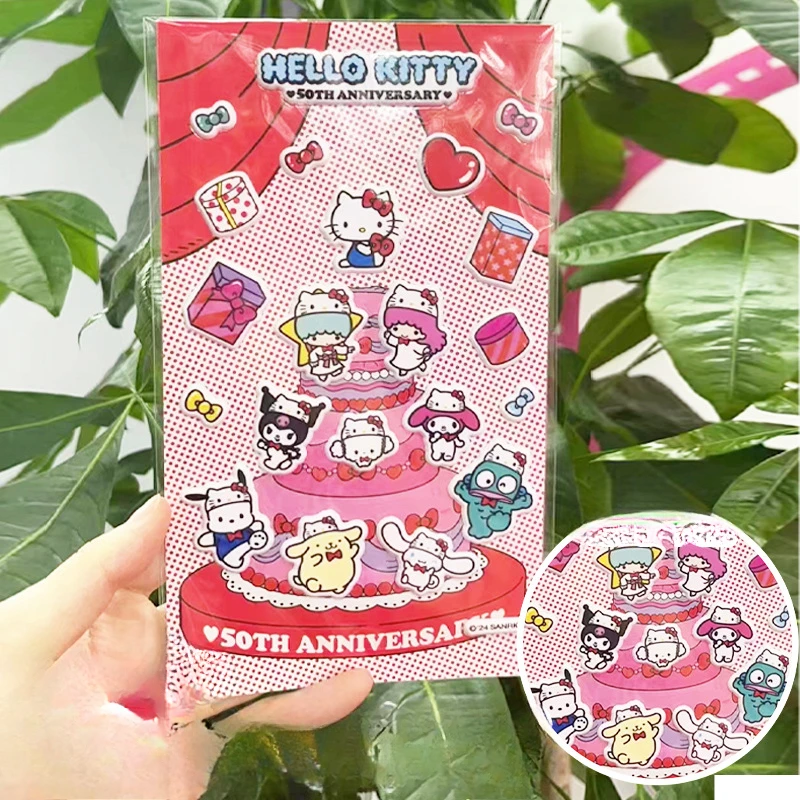 Sanrio การ์ตูนน่ารัก Kuromi HelloKitty My Melody Bubble สติกเกอร์โทรศัพท์มือถือกรณีถ้วยน้ํากระเป๋าเดินทางสติกเกอร์ตกแต่งขายส่ง