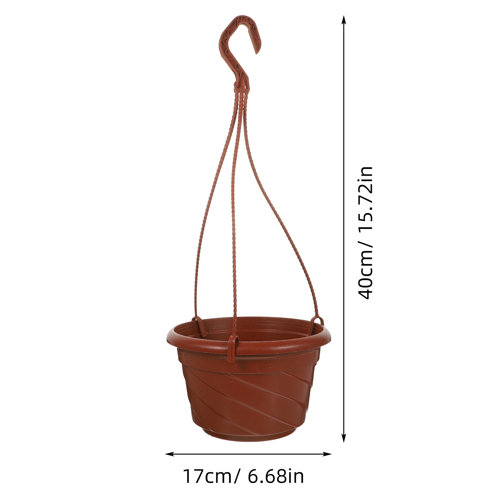 

3 Pcs Pot Chlorophytum Flower Indoor Plants outside Hanging Planter Wall Outdoor