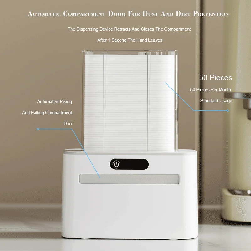 حامل مسواك كهربائي مع مستشعر ذكي ، موزع مسواك أوتوماتيكي ، صندوق تخزين عصا الأسنان ، لوازم طاولة المطبخ