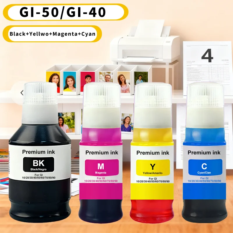 

GI50 GI40 Ink Compatible with Canon printer ink for Pixma GM2050/GM4050/G5050/G6050/G7050/GM2040/GM4040/G5040/G6040/G7040/GM2070