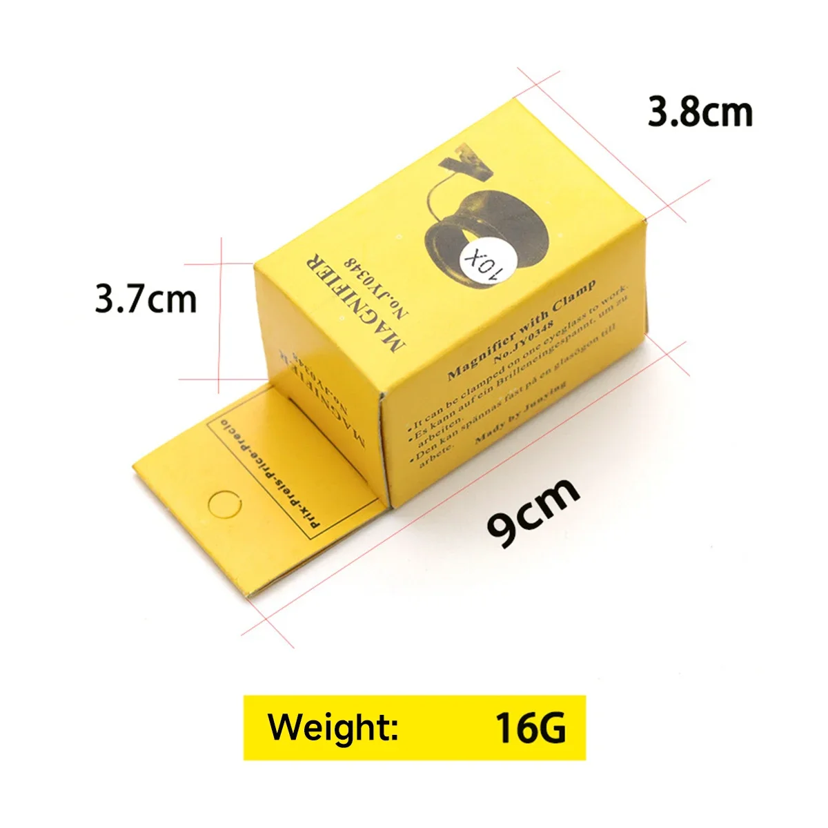 5X 10X 20X 안경 돋보기 클립 온 아이 루페 돋보기 렌즈 휴대용 접안 렌즈 프로세스 작동 시계 제조 업체 수리 도구