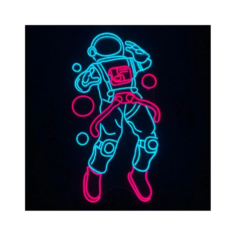 

Acrylic neon astronaut modeling creative DIY decoration room bedroom mall