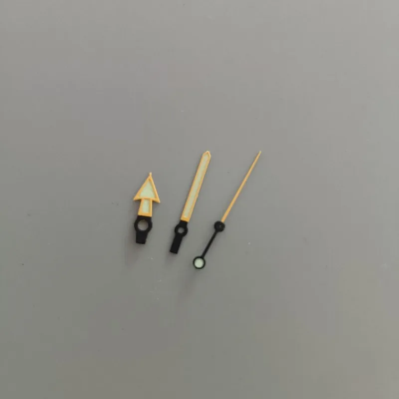 Accessories Yellow Watch Hands Modified Three Hands Suitable For NH35 NH36 Automatic Movement Green Luminous