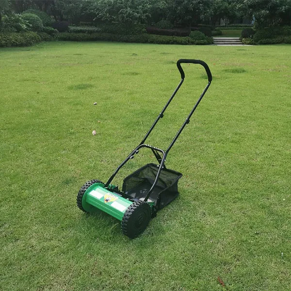 Daily used garden tools 16 inch Industrial Grass Trimmers Hand push Stereo handle Grass cutter manual reel Lawn mower