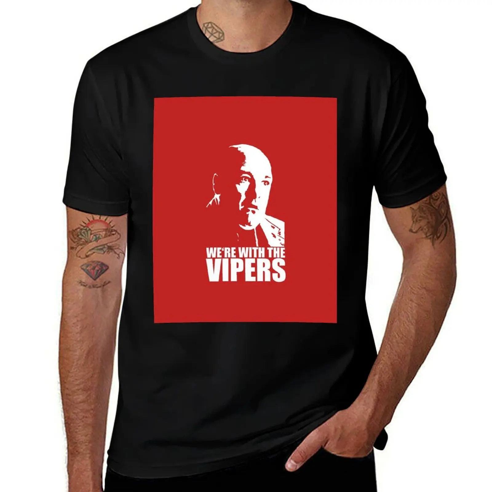 Sopranos Tony Soprano we're with the Vipers T-Shirt Big and Tall Short Sleeve Tee T-Shirt
