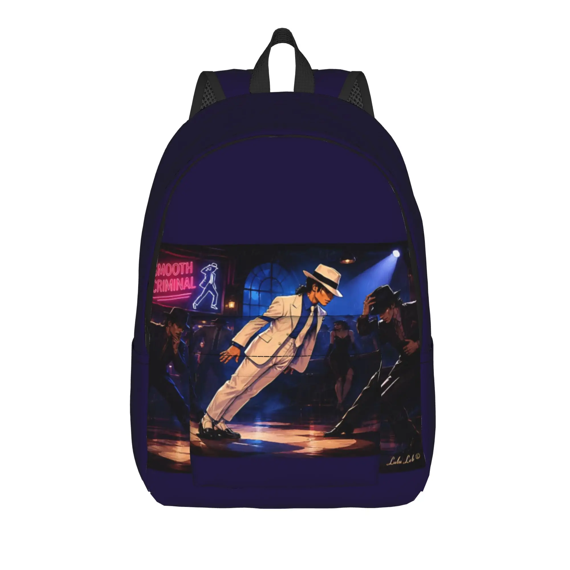 Back to school season retro dance Bookbag Michael Jacksonn Male Lady Lightweight Backpack