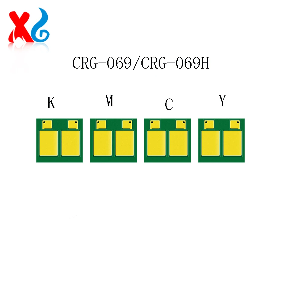 CRG-069H 7.6K 5.5K Toner Chip Powder CRG069 CRG069H 069 For Canon I-Sensys LBP673Cdw MF750C Series Rest Chip Large Capacity 40g