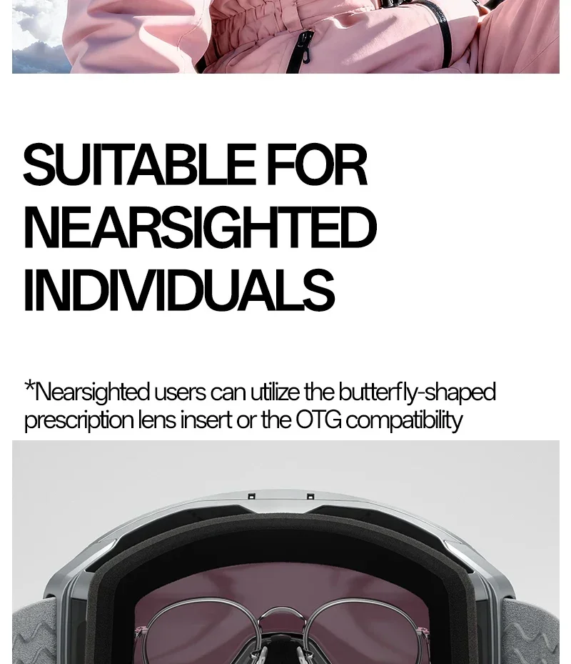 Kapvoe Hot Flip Over Magnetische UV400 Schneebrille Photochromatische Ski- und Schneemobilbrille für Herren und Damen, Antibeschlag-Snowboardbrille, Skiausrüstung – Detail 21