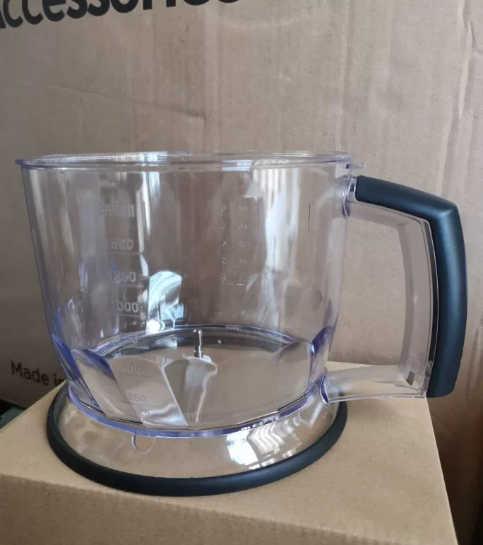 Suitable for Braun cooking stick 1500ml chopper cup with graduated mixing bowl and black handle accessory