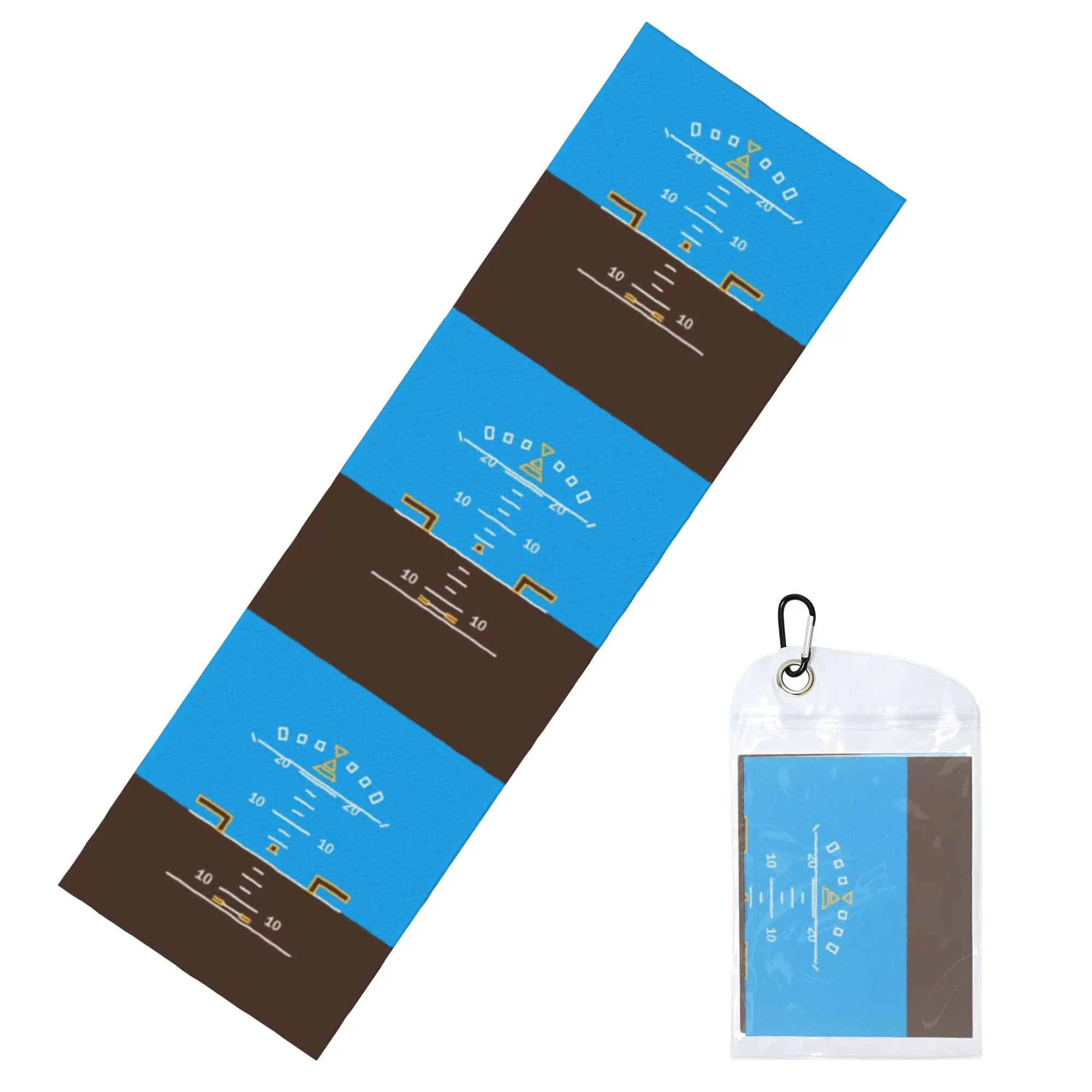 Attitude Indicator Cold Exercise Towel Quick Dry Face Towel Flight Pilot Airplane Aviation Aviator Bath Towels
