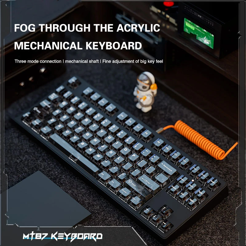 K87 K108  Wireless Bluetooth Three Mode Electronic Sports Game Mechanical Keyboard Office Desktop Notebook Universal Keyboard