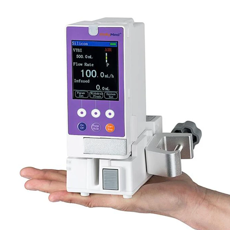 Medical LED Screen Adjustable Rate Warmer System veterinary Infusion Pump Enteral Feeding 