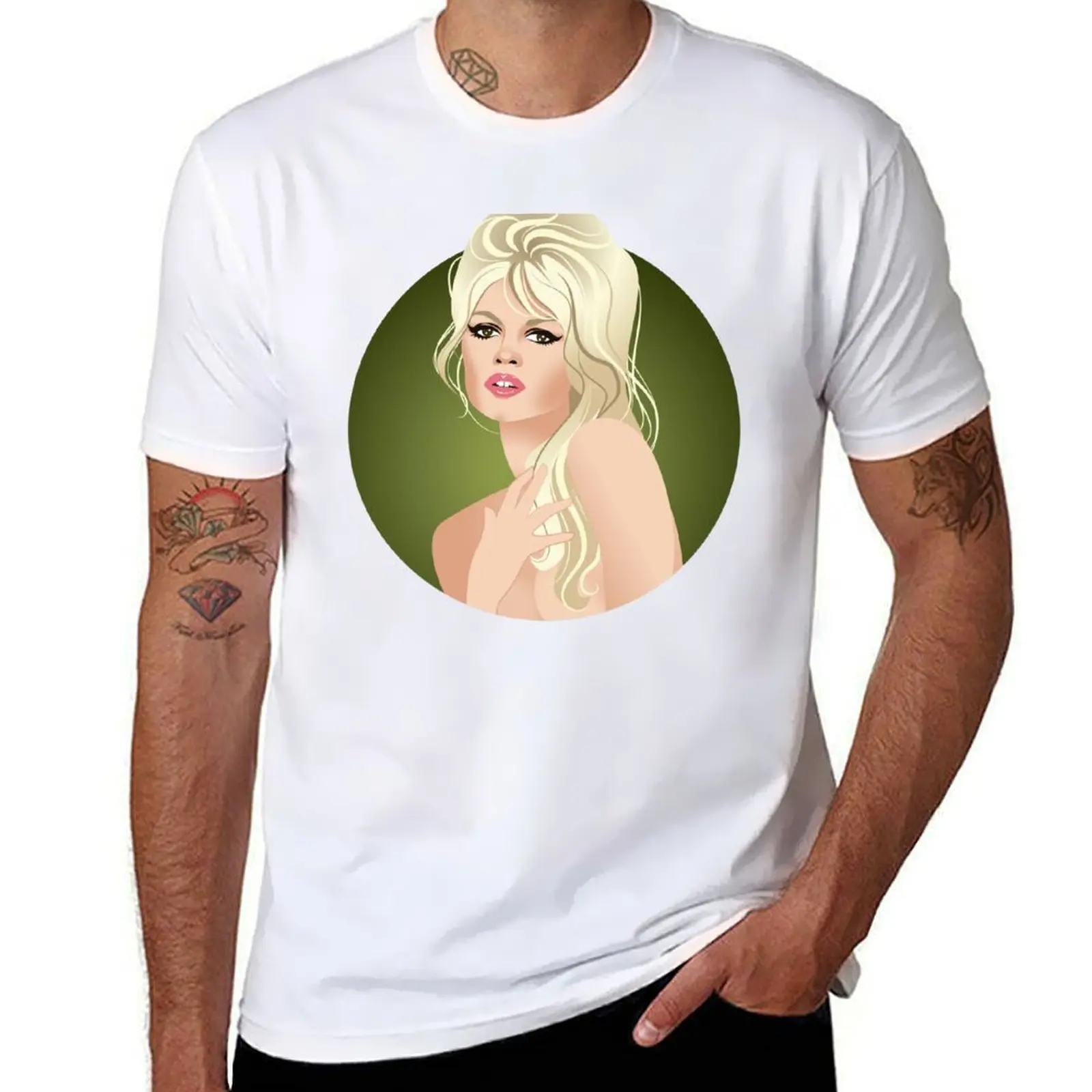 

Brigitte T-Shirt t shirts for man pack cotton t shirts with prints T-Shirt