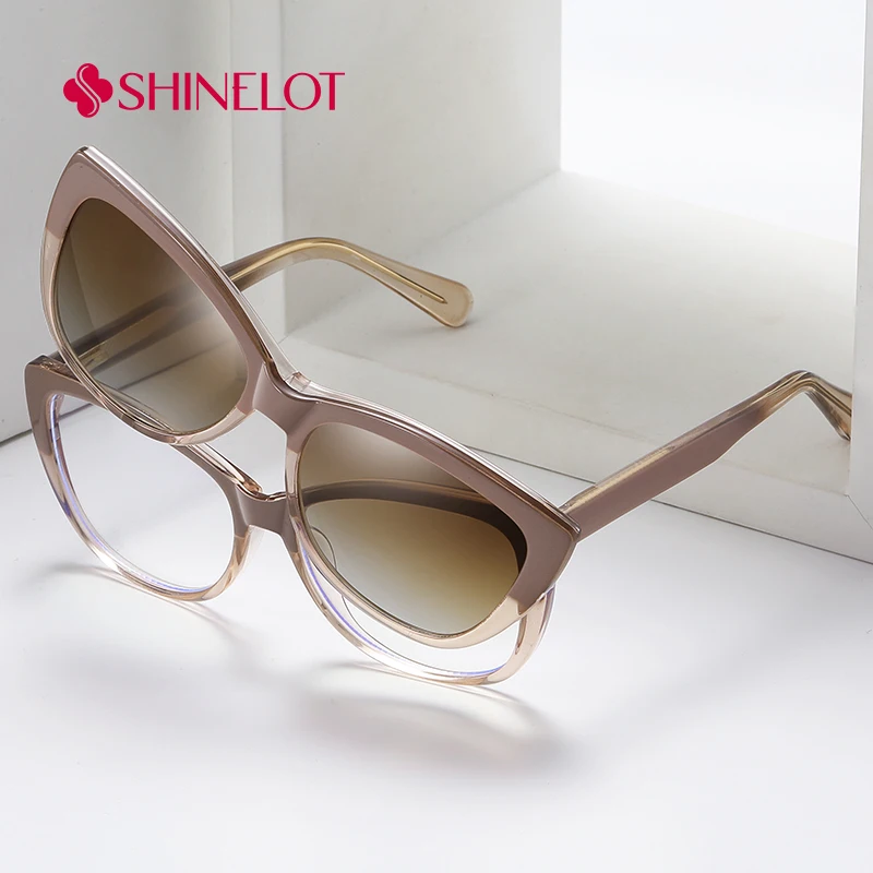 

91566 Best-Selling Women Clip on Sunglasses Polarization Magnetic Sun Glasses Female Eye Protection Shades Fashion Icon Glasses