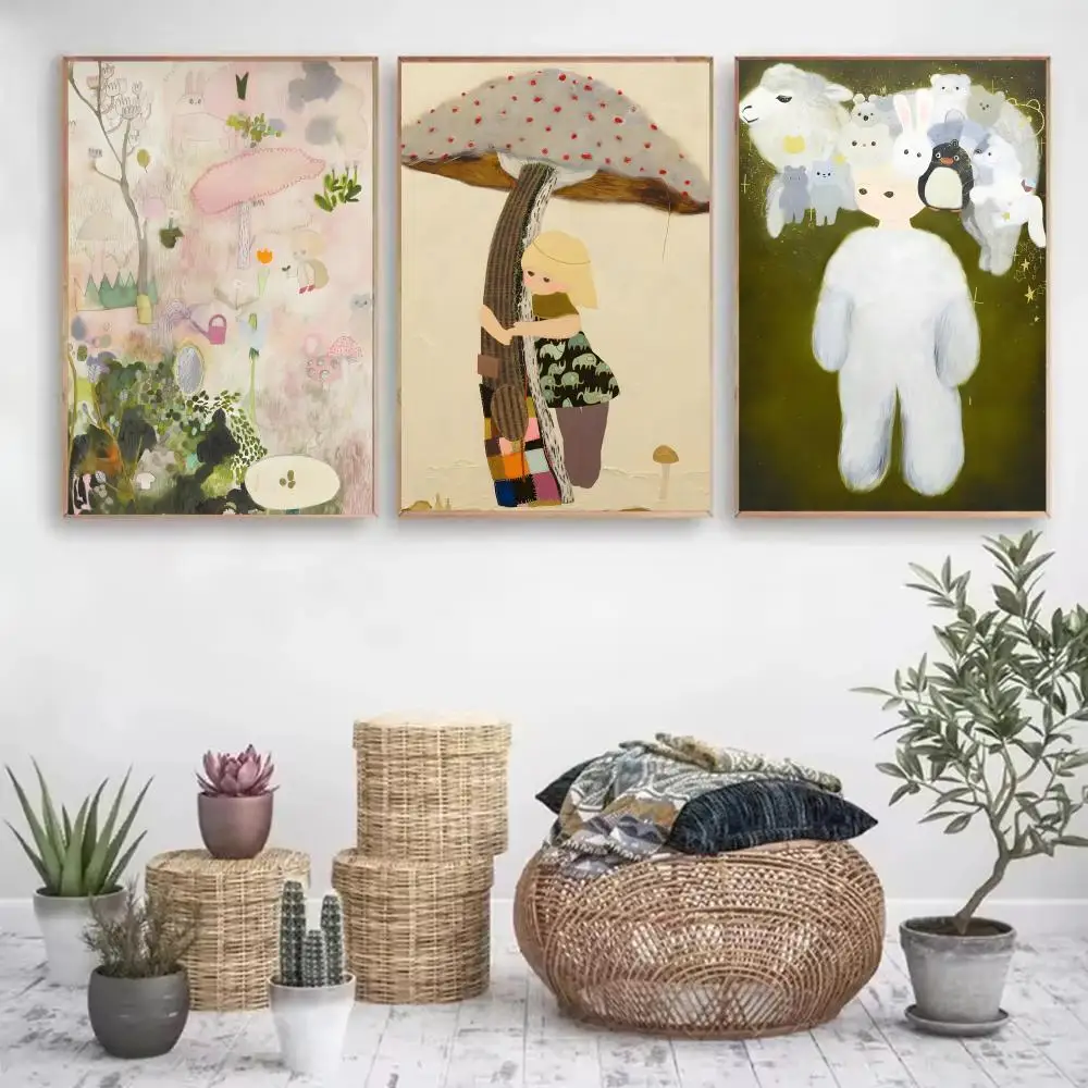 Artist t-Tomoko Nagai Vintage Poster Paper Print Home Living Room Bedroom Entrance Bar Cafe Art Painting Decoration