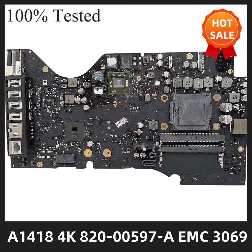 

Материнская плата A1418 820-00597-A 2017 для iMac 21,5 дюйма A1418 4K AMD Redeon Pro 555 2 ГБ 4 ГБ 2017 год EMC 3069 Материнская плата