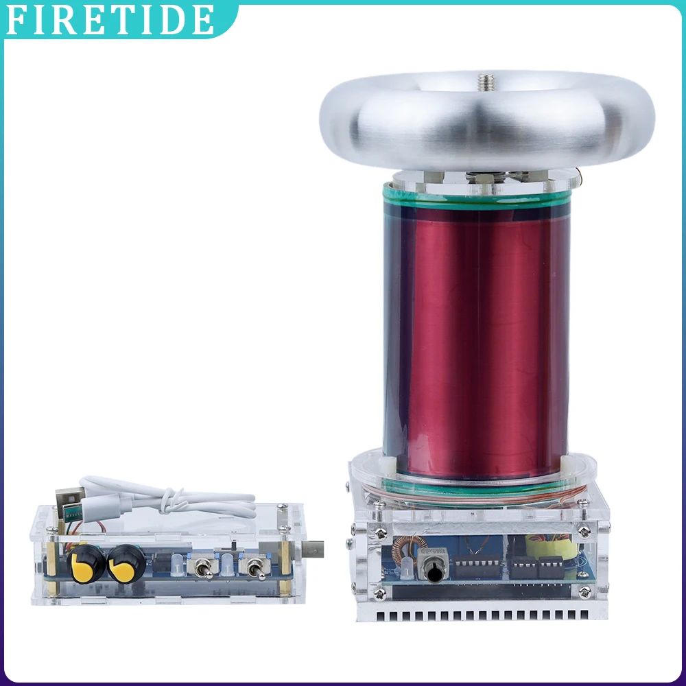 Bobine de Tesla musicale, extinction d'arc intégrée à haute fréquence, modèle d'expérimentation d'éducation physique et scientifique, l, allumage éclaircissant