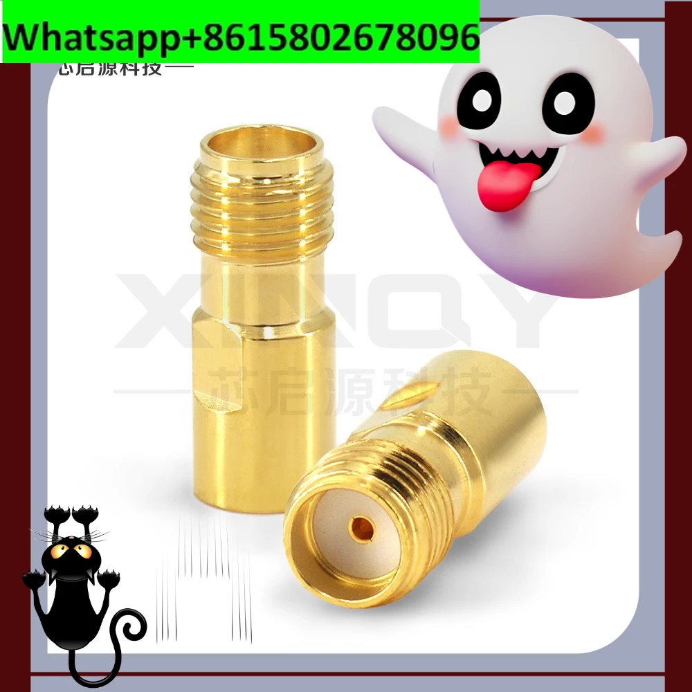 

5PCS SMA-P-SMP coaxial adapter 6G fast frequency head 50 ohm copper gold-plated adapter