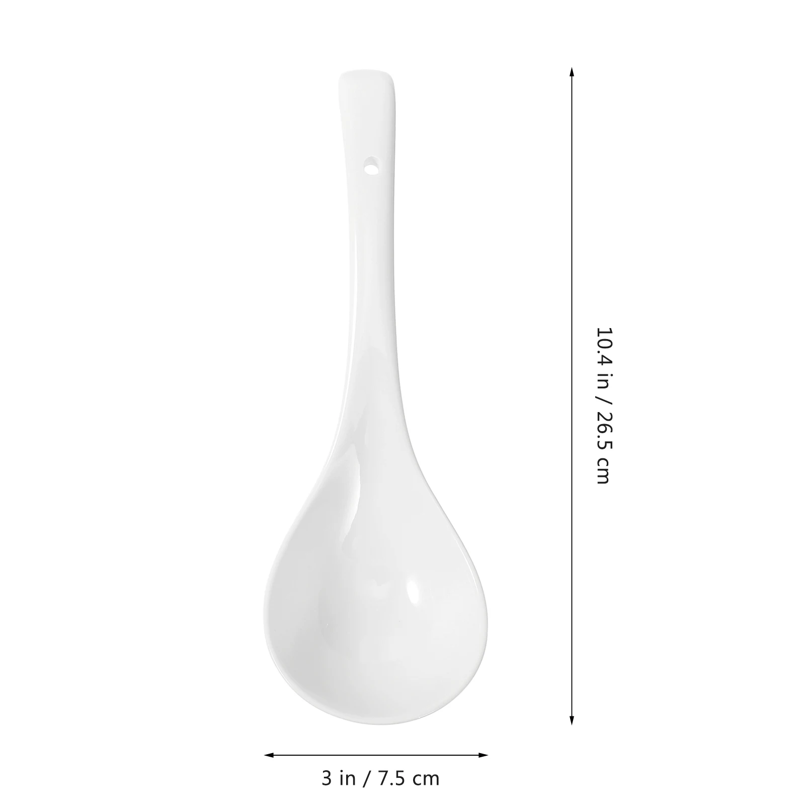 

FUNOMOCYA 2pcs Ceramic Soup Spoons Porcelain Large Asian Stew Utensils Chinese Ramen Scoop Japanese Cooking Serving Silverware