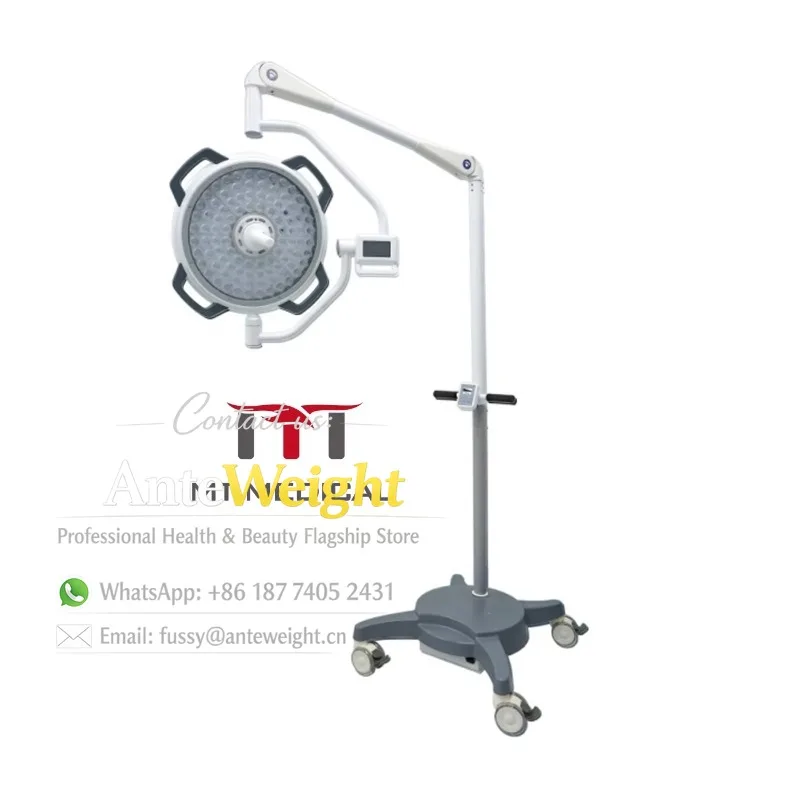 Hospital Mobile LED Shadowless Surgical Light Aluminum Alloy 48 OSRAM Beads Operating Lamp for Animal Surgery Operation