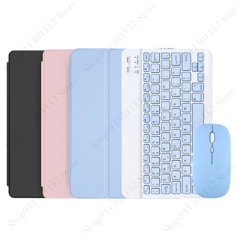 Keyboard Mouse For iPad 10th Generation 10.9 Cover Silicon Case Russian Spanish French Hebrew Portuguese Teclado Keyboard