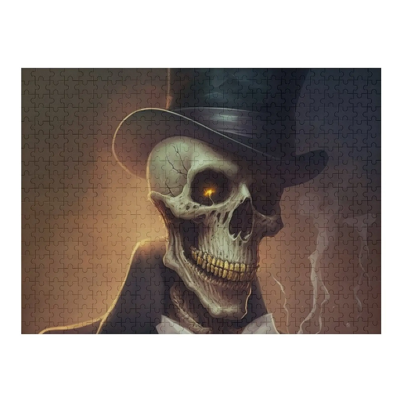 

elegant skeleton Jigsaw Puzzle Custom With Photo Personalised Name Custom Kids Toy Puzzle