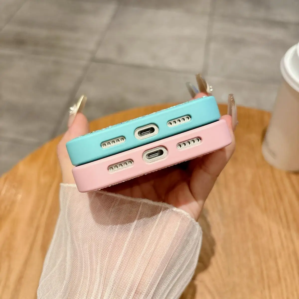 Etui na Apple iPhone 17 Pro Max, modne, błyszczące, ochronne etui na tył telefonu, pasujące również do iPhone 16, 15, 14, 13, 12 Pro Max, 17 Plus. — zdjęcie produktu 6