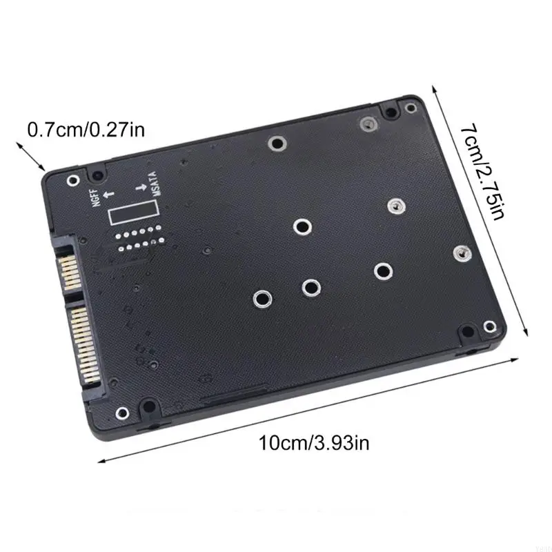 Y8AD 2 Interfaces MSATA para gabinete rígido externo SATA3 com USB