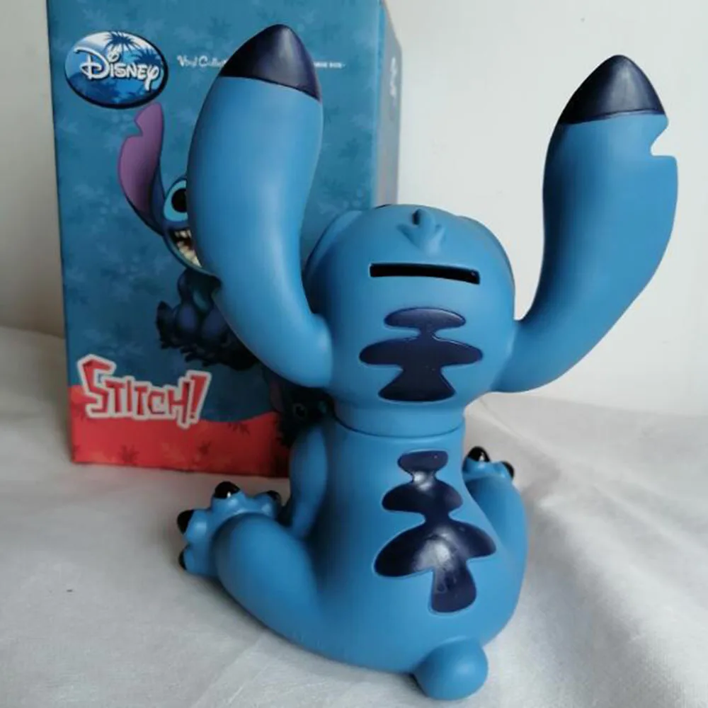 Figura de acción de Anime Lilo & Stitch, colección de PVC, modelo GK, adorno de muñeca, hucha de dibujos animados, caja de dinero, juguete, regalo