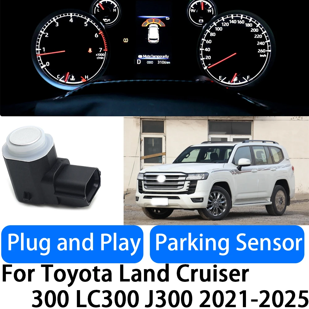 For Toyota Land Cruiser 300 LC300 J300 2021-2025 Reverse Radar Precision Detection & Easy Install OEM Fit Parking Sensor System